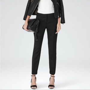 Reiss Black Dravite Ankle Pants